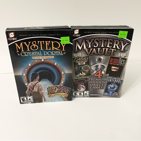 Mystery of the Crystal Portal and Mystery Vault PC Games Lot of 2 - Picture 1 of 14